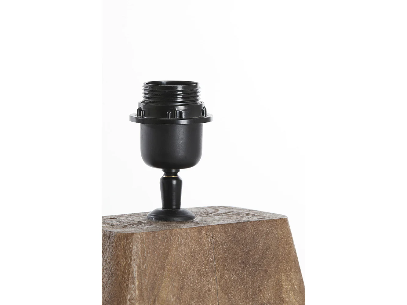 Pied de lampe KARDAN - 22x15x19cm - Marron