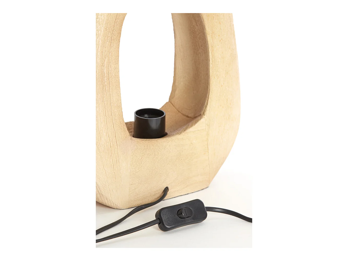 Tafellamp KELAFO - 33x10x40cm - Bruin