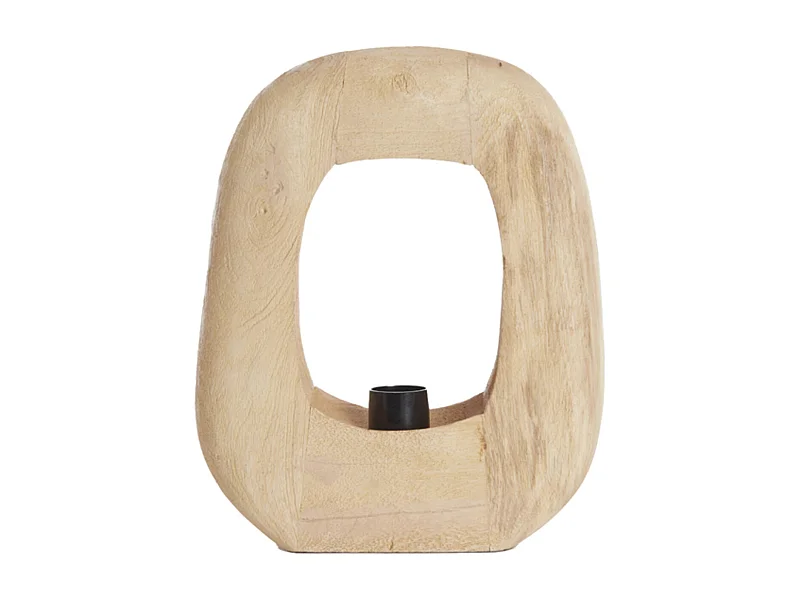 Lámpara de mesa KELAFO - 33x10x40cm - Marrón