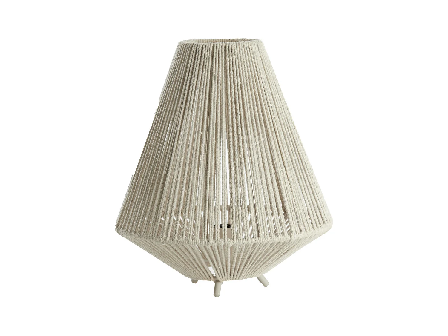 Lampe de table FELIDA - Ø35x40cm - Blanc