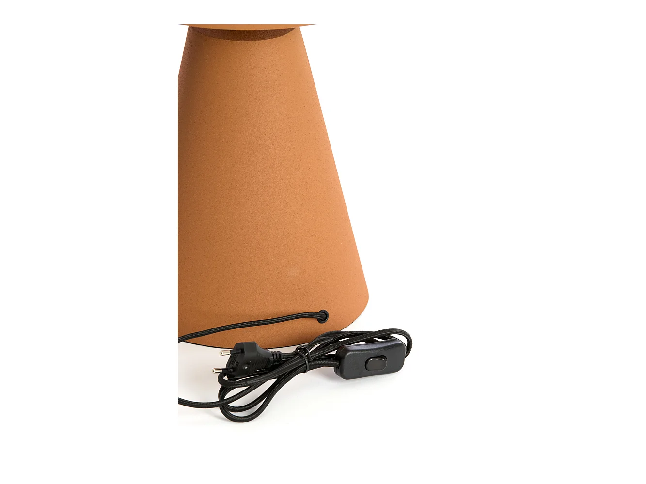 Lampe de table SURRINA - Ø31x49cm - Orange