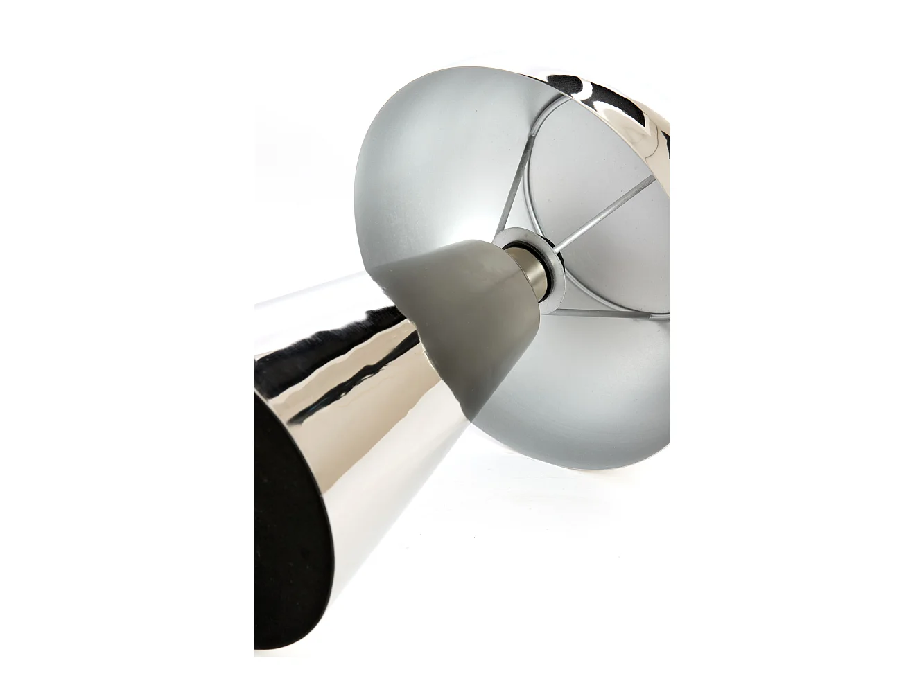 Lampe de table SURRINA - Ø31x49cm - Argent