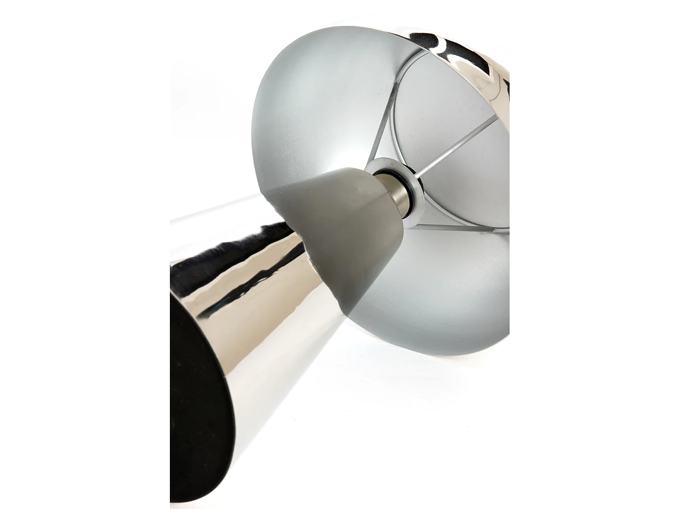 Lampe de table SURRINA - Ø31x49cm - Argent