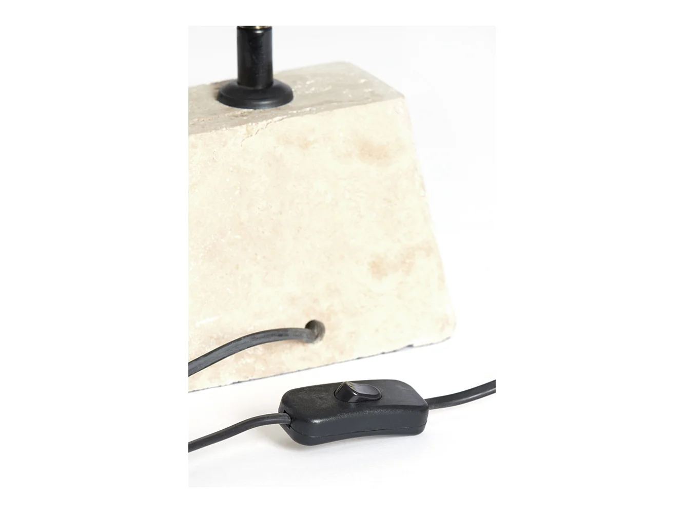 Pied de lampe KARDAN - 16x10x21cm - Marron