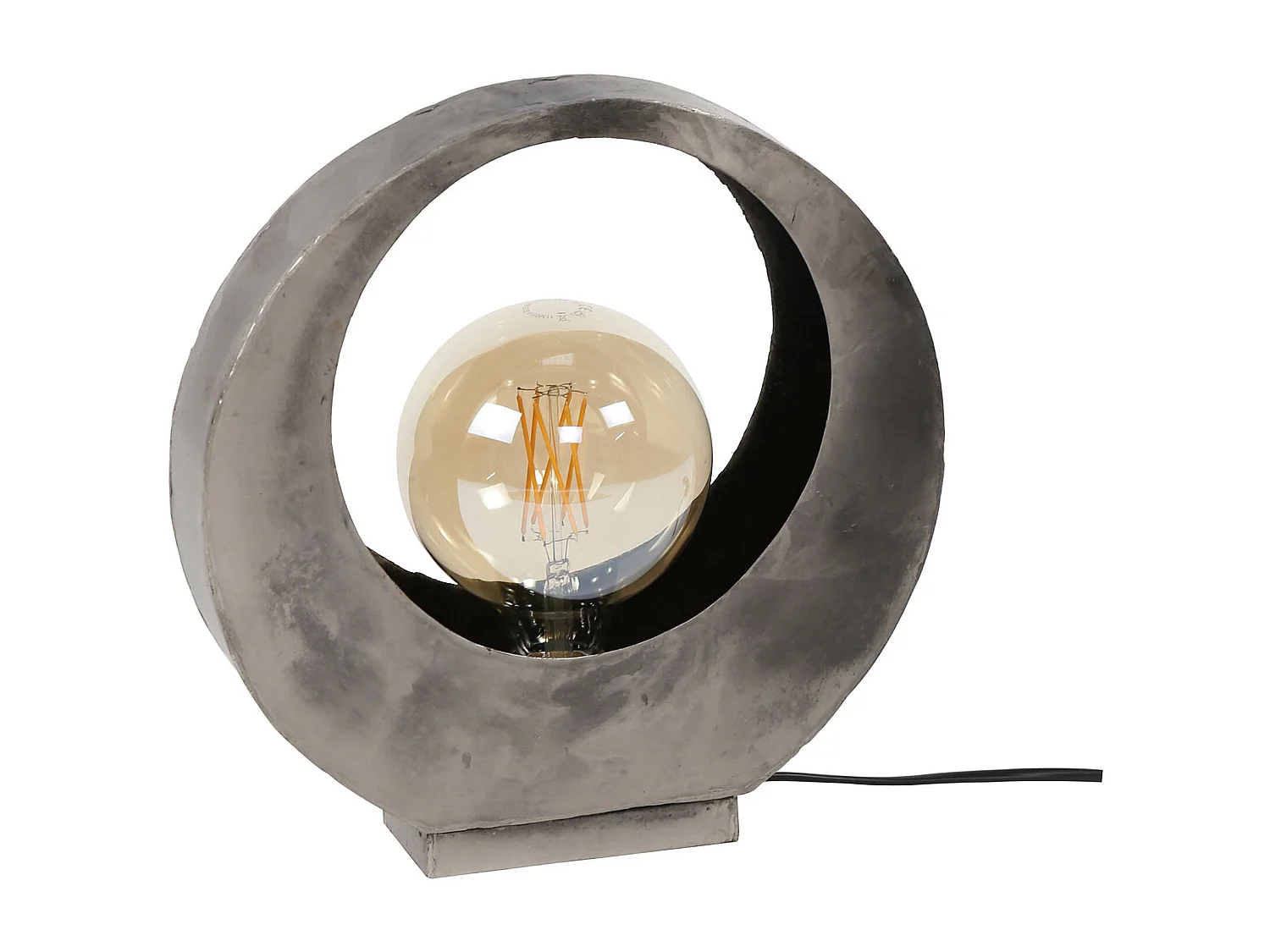 Lámpara de mesa Full Moon - Industrial - Gris