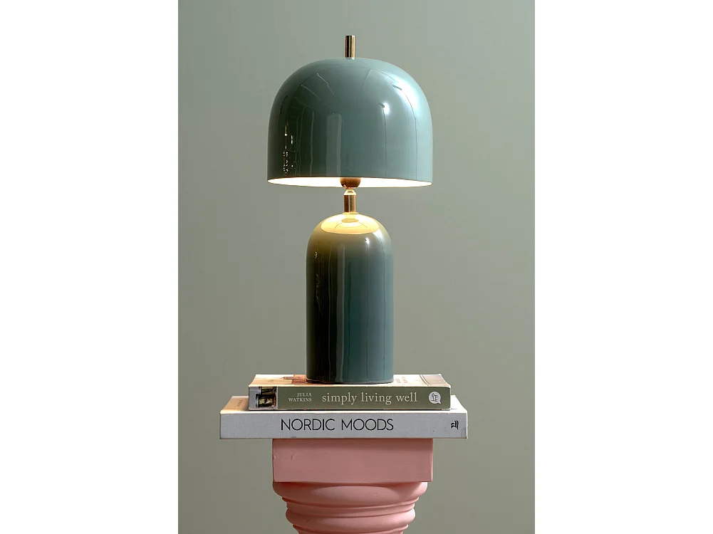 Lampe de table Rico - Bleu jeans et bleu brumeux