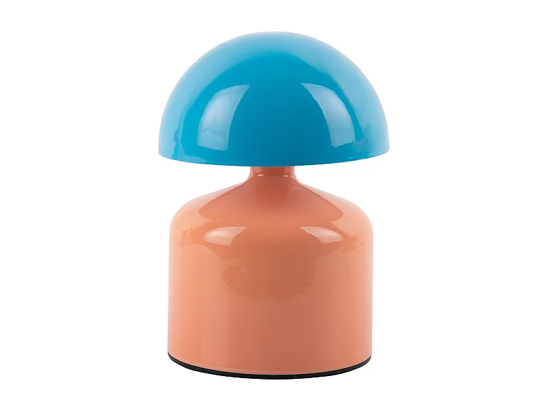 Tafellamp Funky Impetu LED - Peach orange & aqua blue