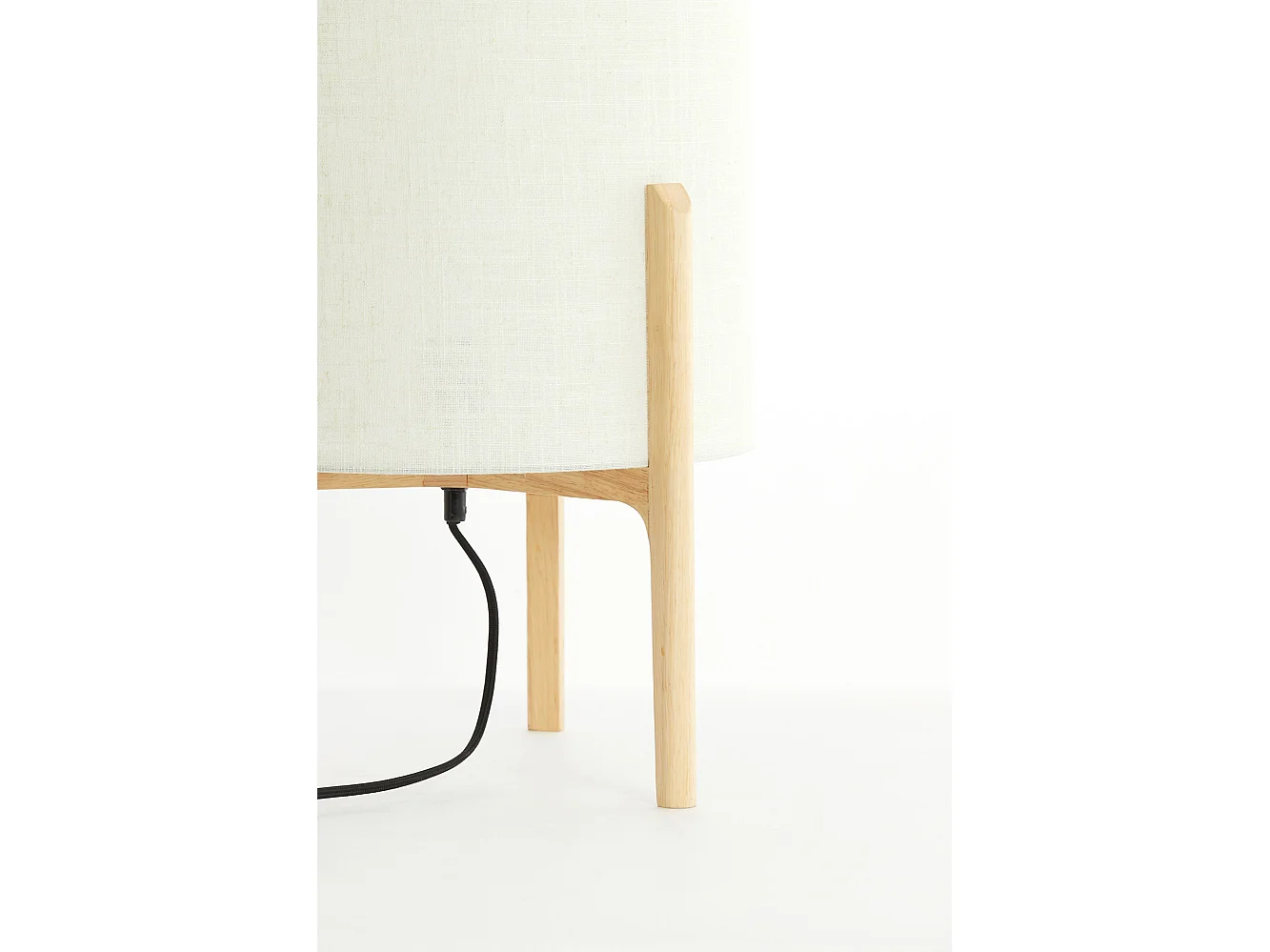 Lampe de table LITTO - Ø35x58cm - Marron