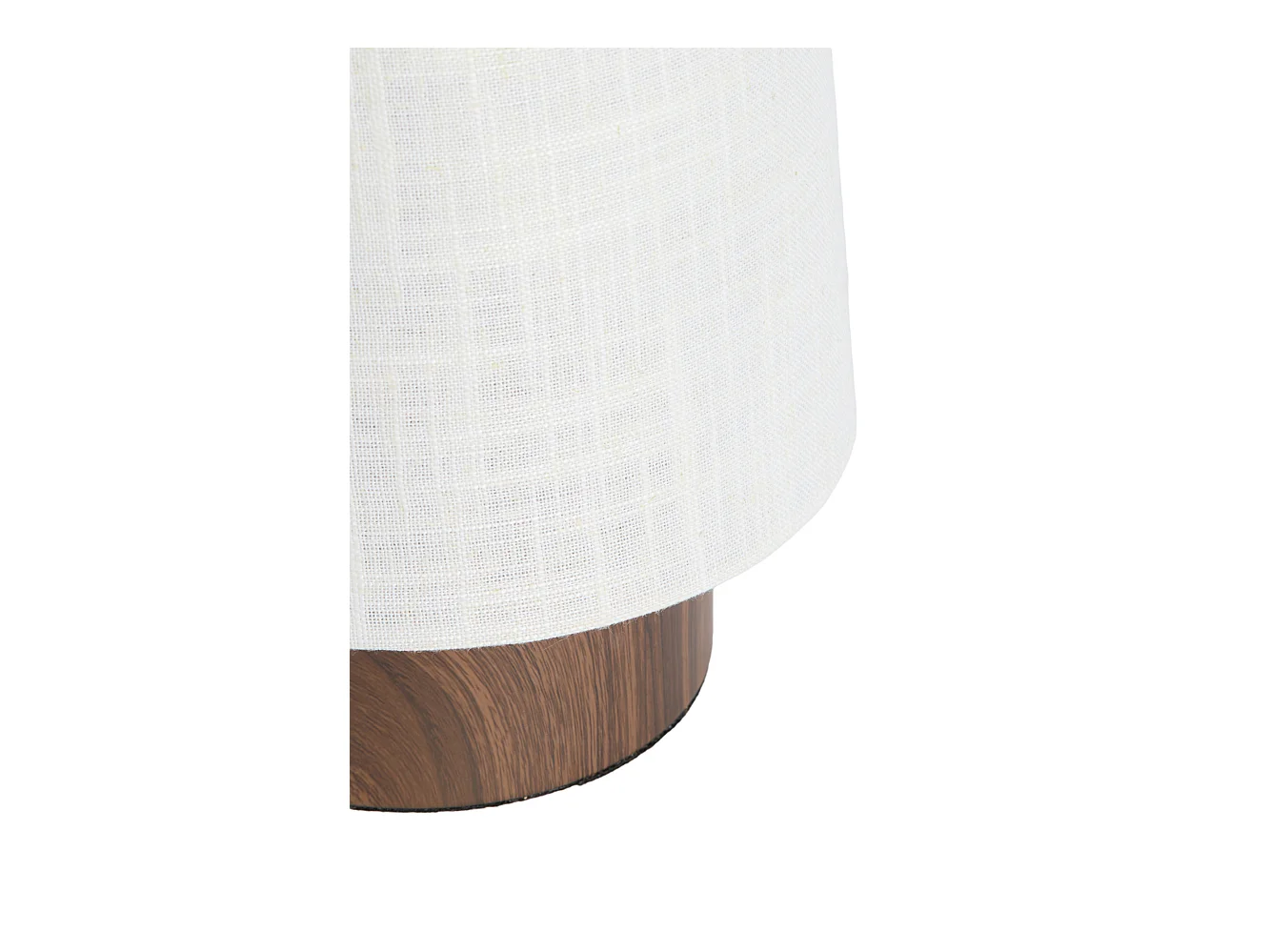 Lámpara de mesa HOWIE - Ø15x42cm - Blanco