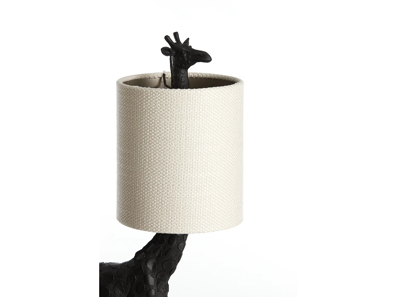 Lámpara de mesa JIRAFA - 28x20x68cm - Negra