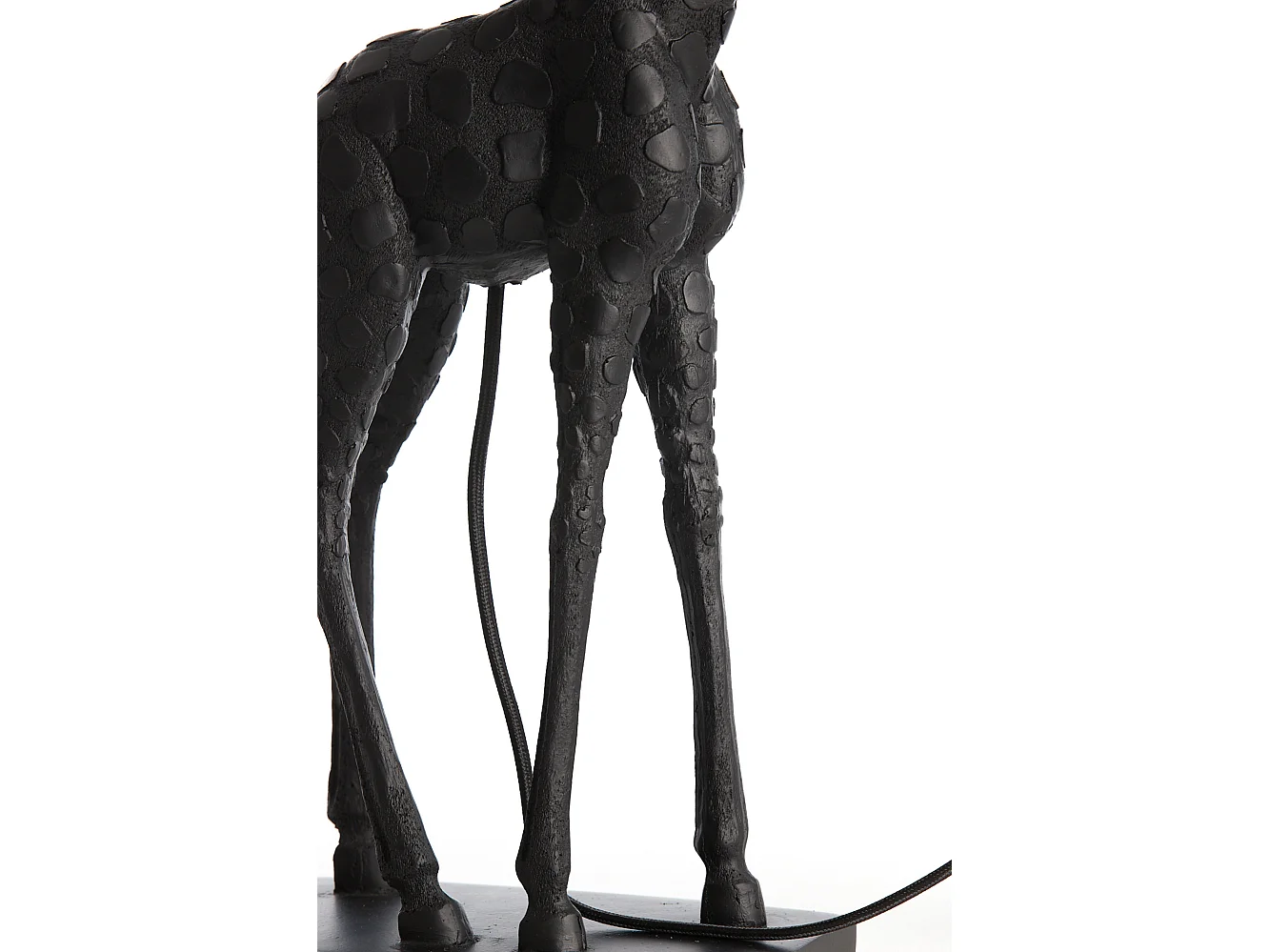 Lámpara de mesa JIRAFA - 28x20x68cm - Negra