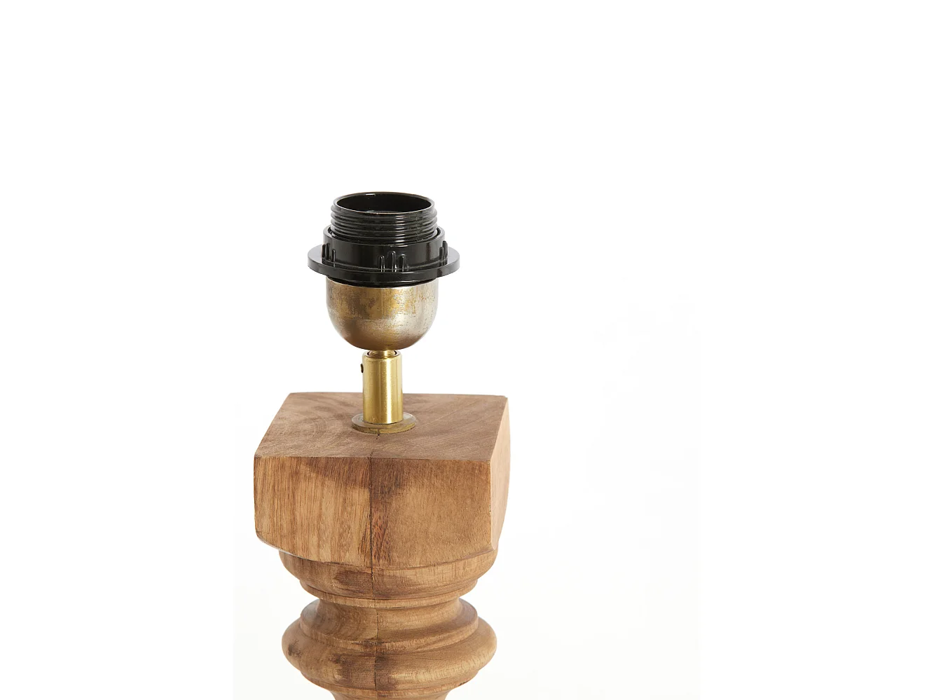 Pied de lampe CUMANI - Ø9x36cm - Marron