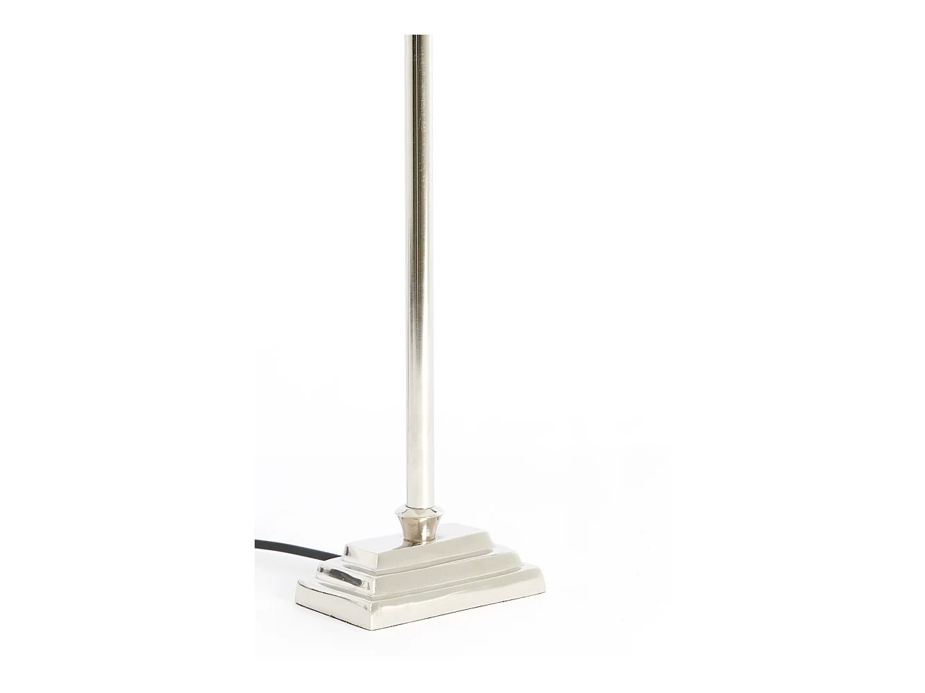 Lampensockel KOTA - 12x7,5x38cm - Silber