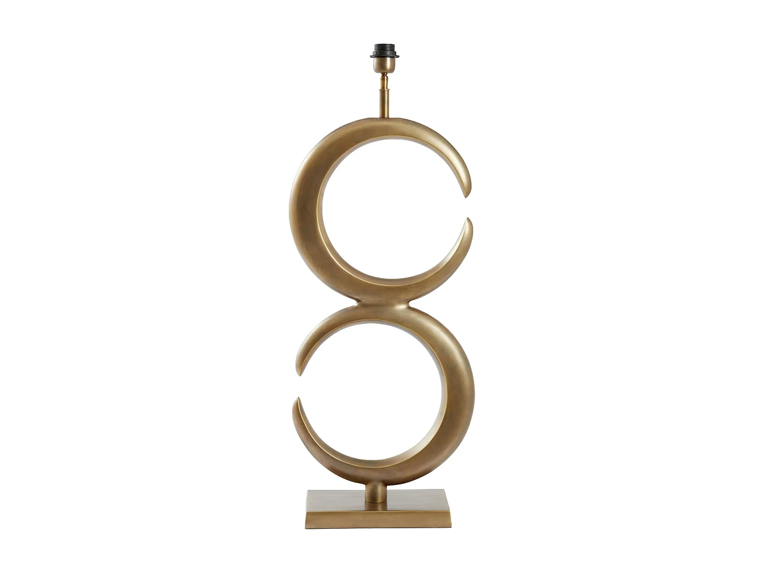 Pied de lampe LUNE - 36x18x86cm - Bronze