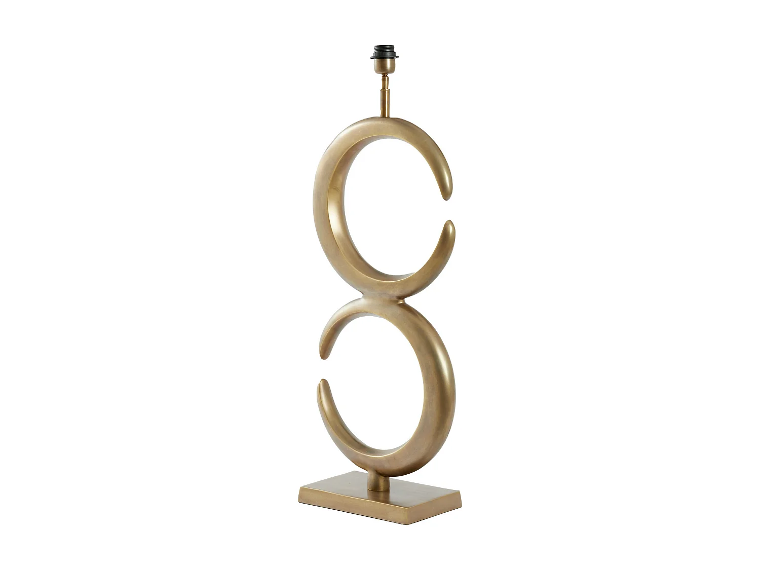Pied de lampe LUNE - 36x18x86cm - Bronze