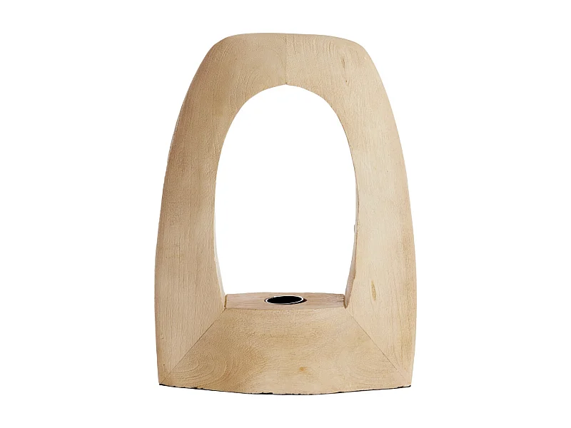 Tischlampe CARINI - 27x10x35cm - Braun