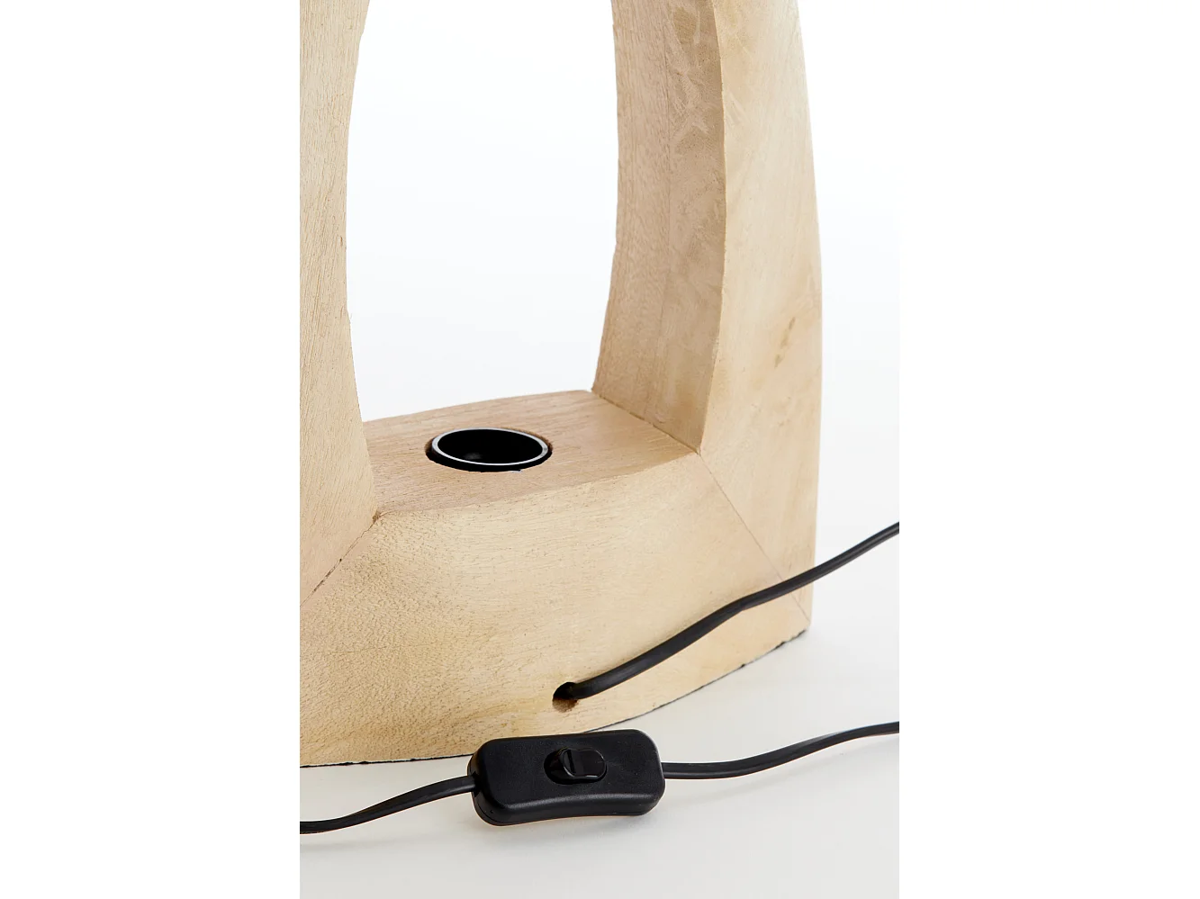 Tafellamp CARINI - 27x10x35cm - Bruin