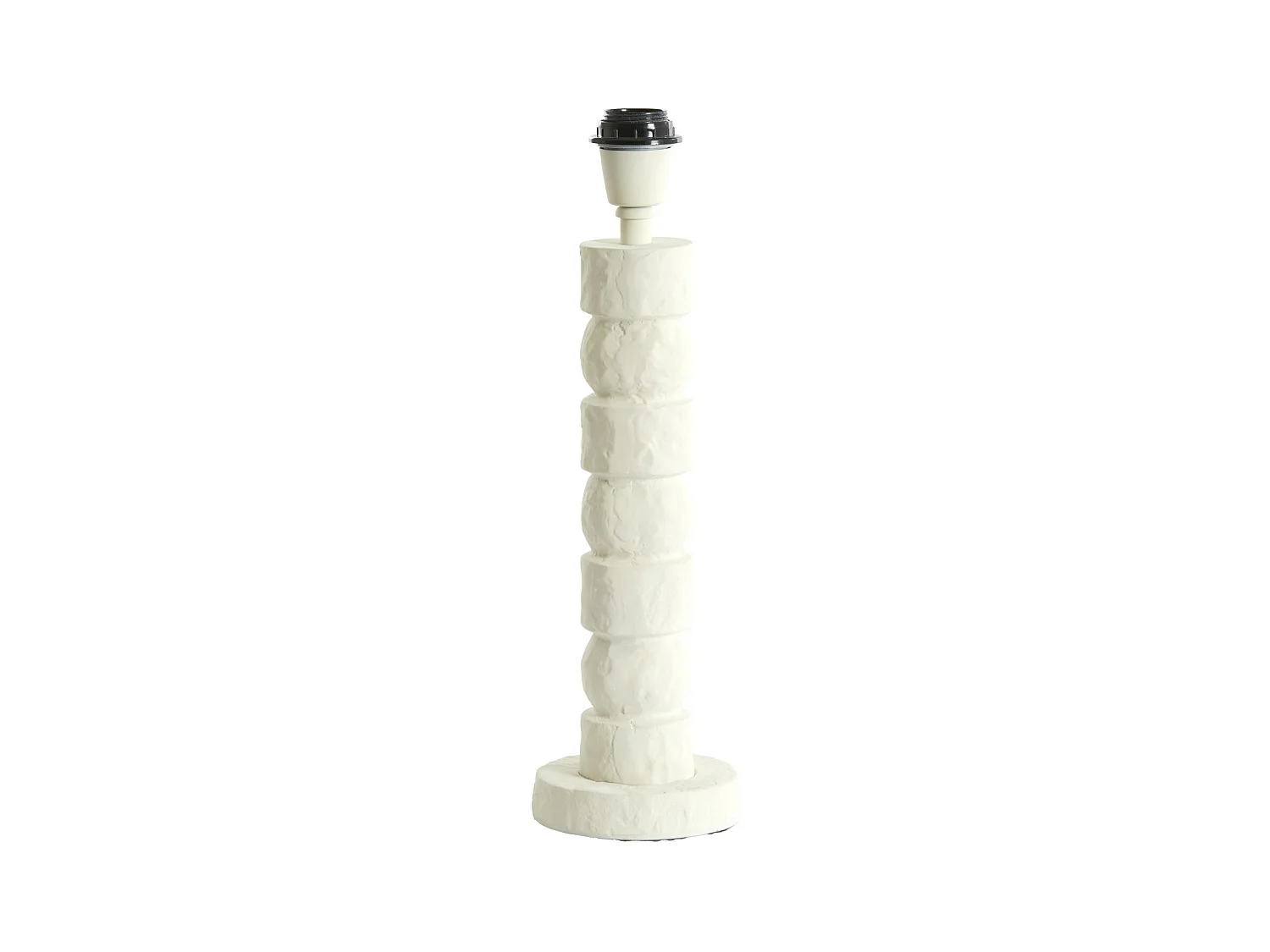 Pied de lampe AKTI - Ø13x45cm - Blanc