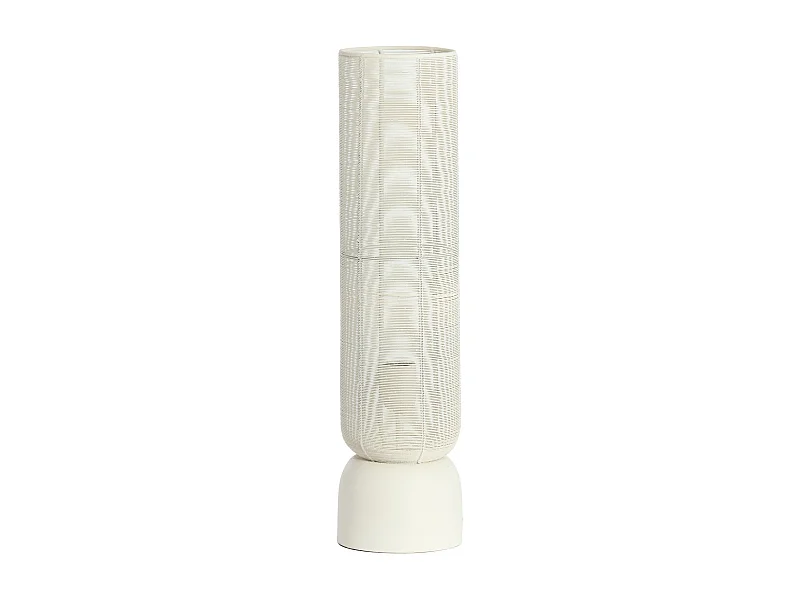 Lampe de table LEZUZA - Ø15,5x60,5cm - Blanc
