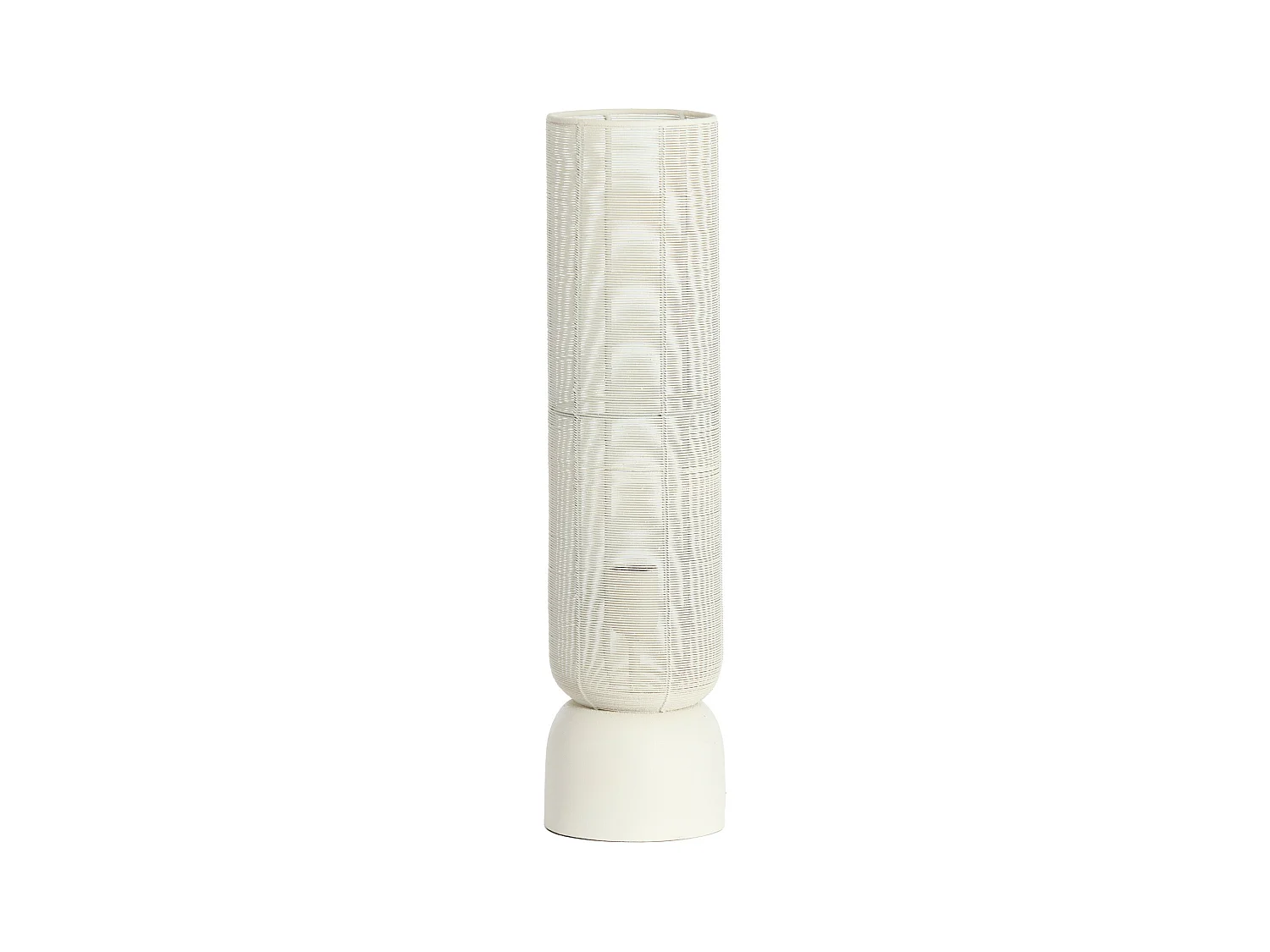 Lampe de table LEZUZA - Ø15,5x60,5cm - Blanc