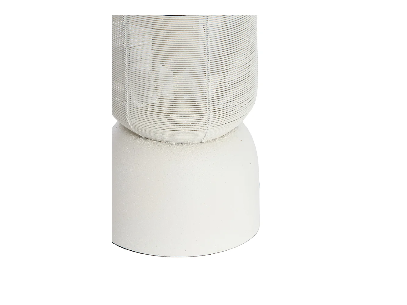 Lampe de table LEZUZA - Ø15,5x60,5cm - Blanc