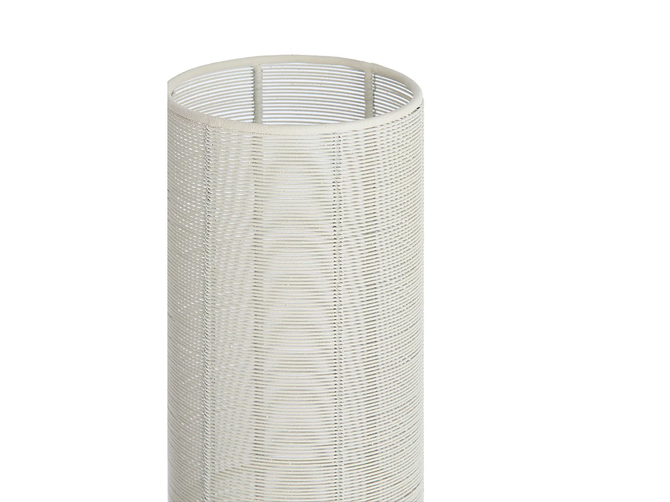 Lámpara de mesa LEZUZA - Ø15,5x60,5cm - Blanco