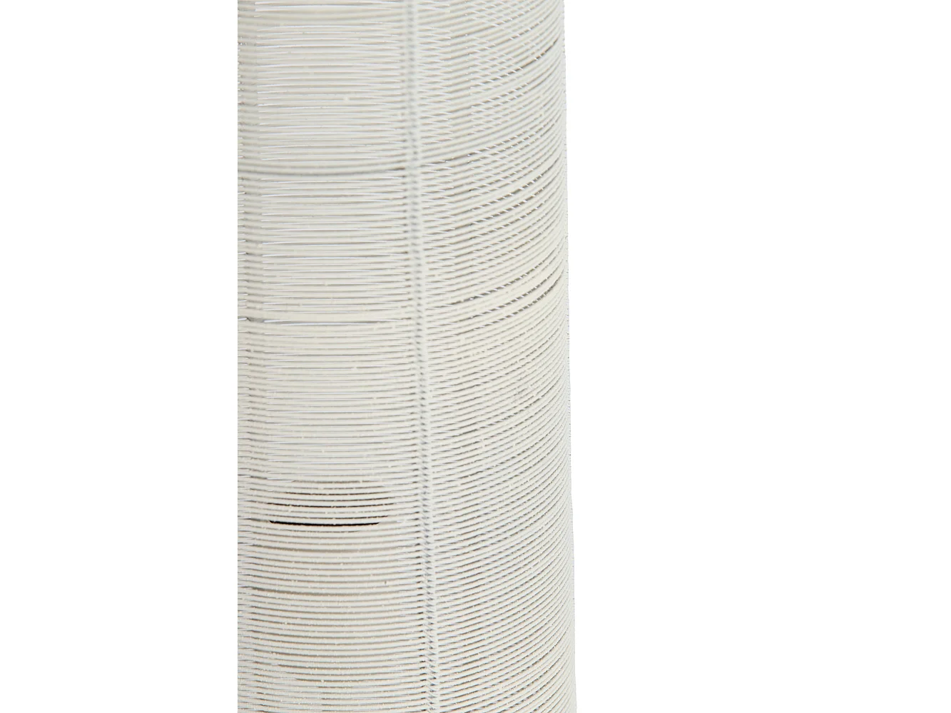 Lámpara de mesa LEZUZA - Ø15,5x60,5cm - Blanco