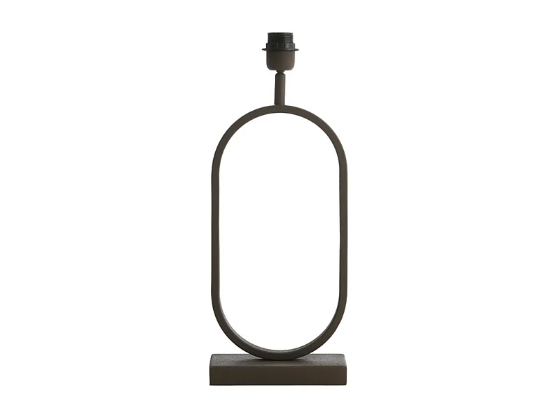 Pied de lampe JAMIRI - 20x10x45cm - Marron