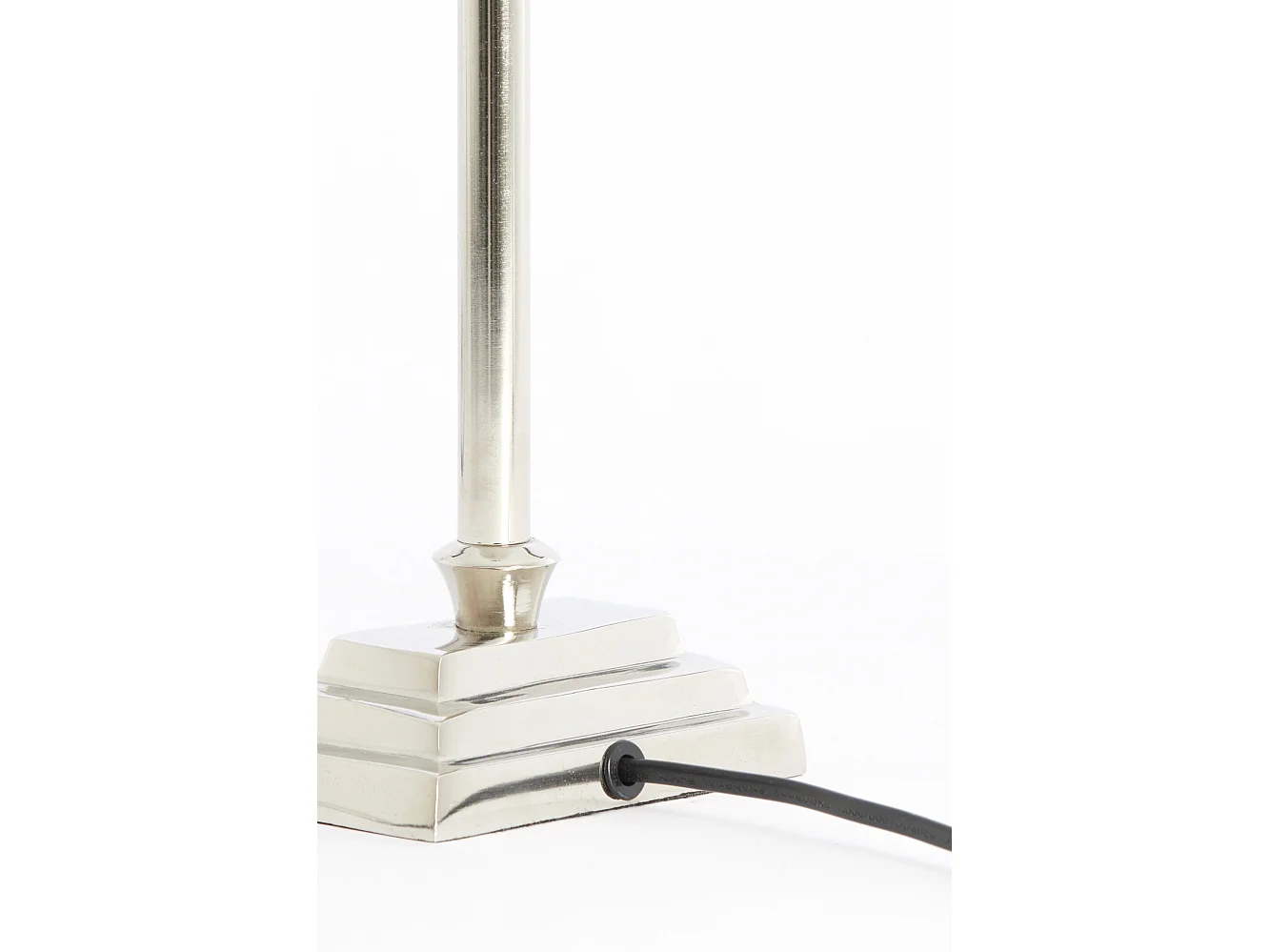 Pied de lampe KOTA - 12x7,5x45cm - Argent