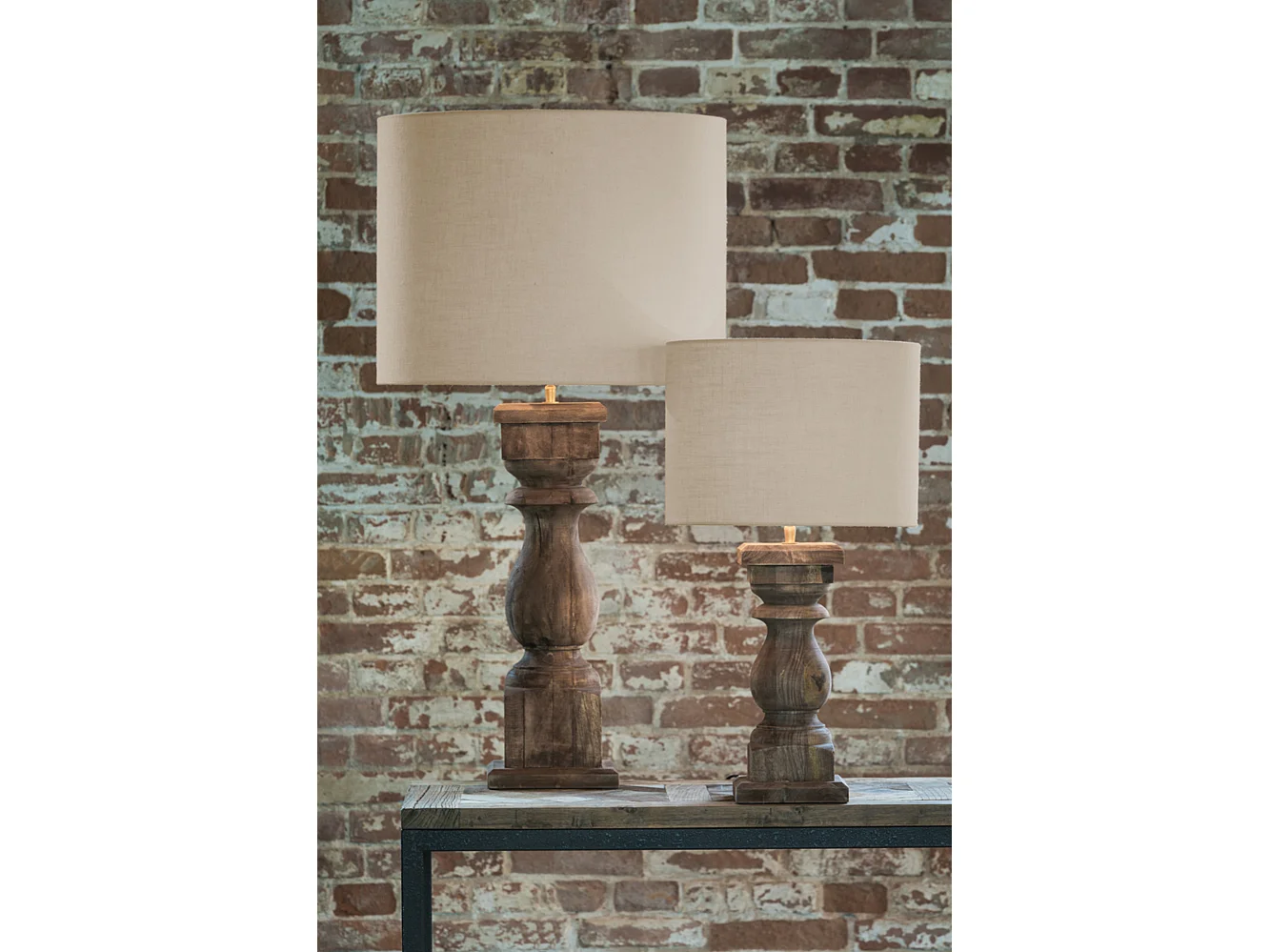 Lampenfuß CADORE - Ø19x64cm - Braun