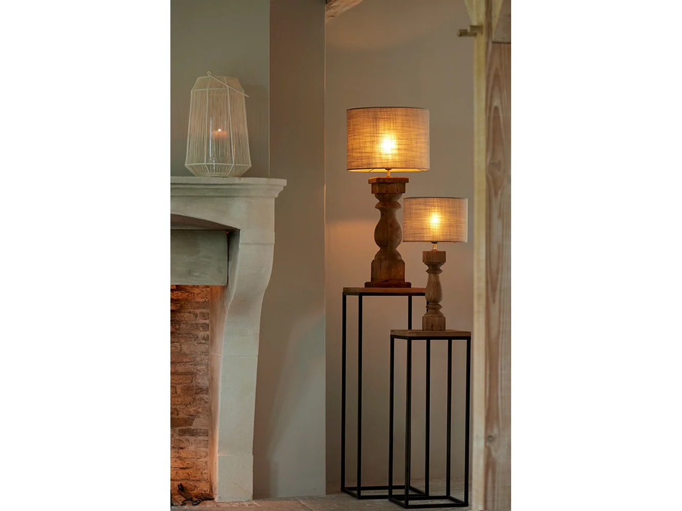 Lampenfuß CADORE - Ø19x64cm - Braun