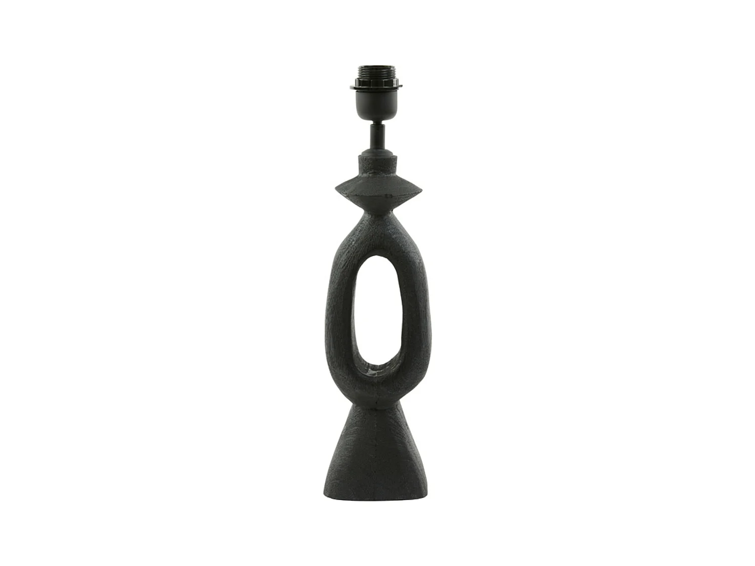 Pied de lampe DJANGO - 11x9x45cm - Noir