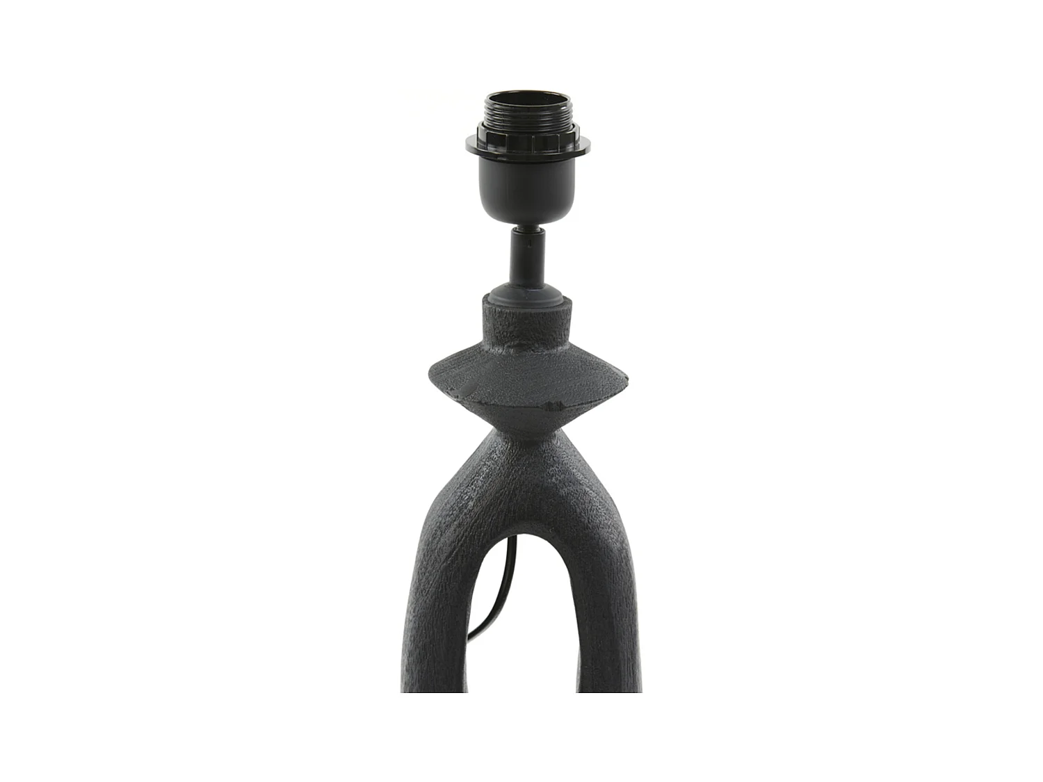 Pied de lampe DJANGO - 11x9x45cm - Noir