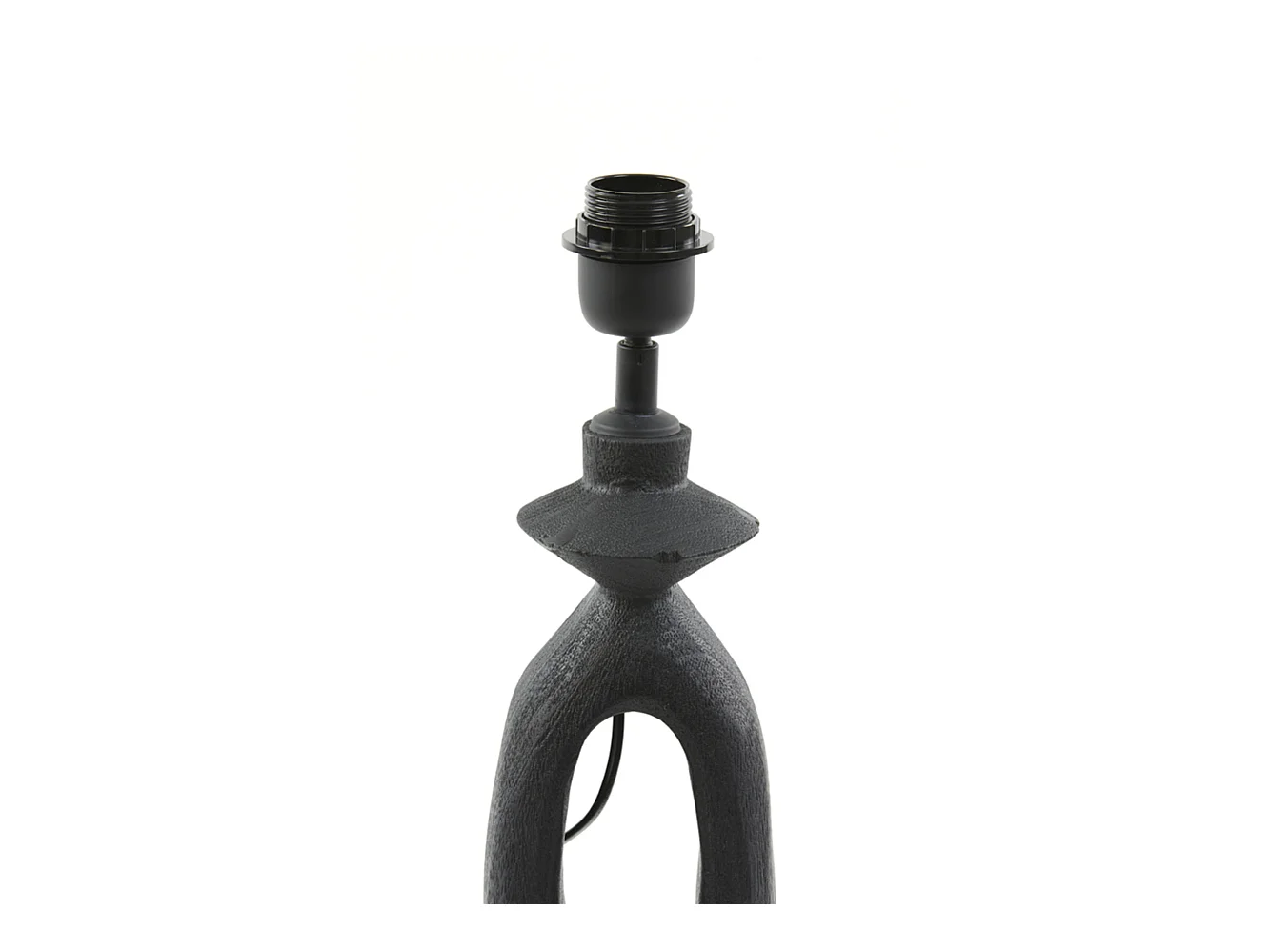 Pied de lampe DJANGO - 11x9x45cm - Noir