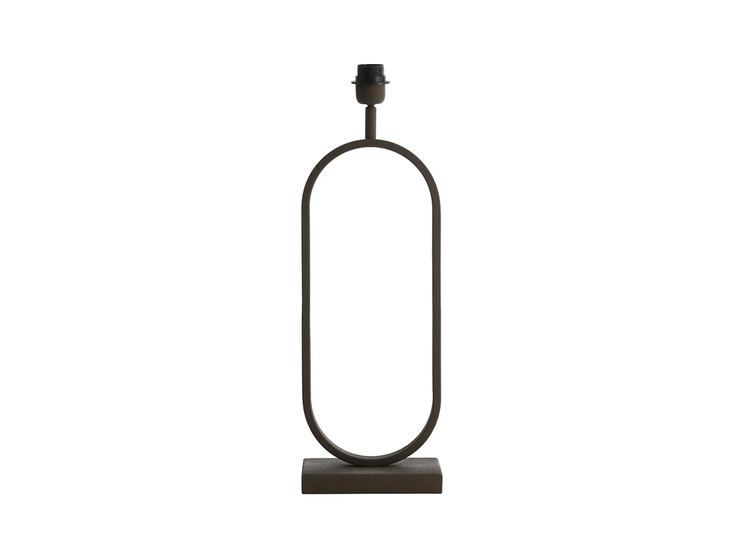 Pied de lampe JAMIRI - 20x13x55cm - Marron