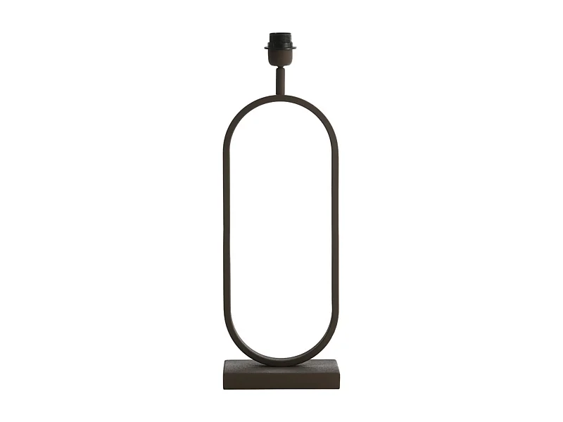 Pied de lampe JAMIRI - 20x13x55cm - Marron