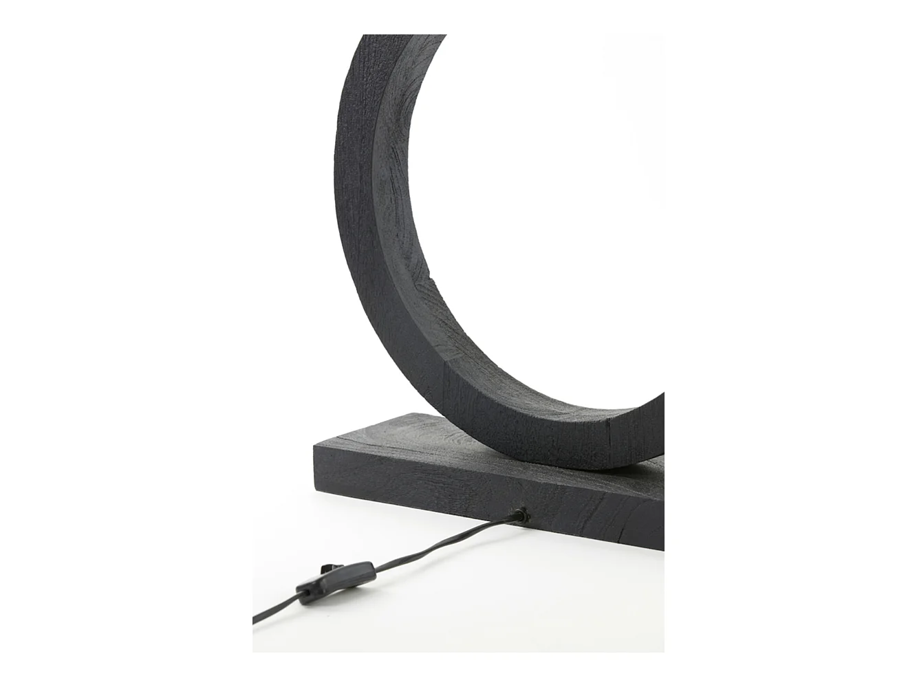 Pied de lampe TINAR - 41x13x55cm - Noir