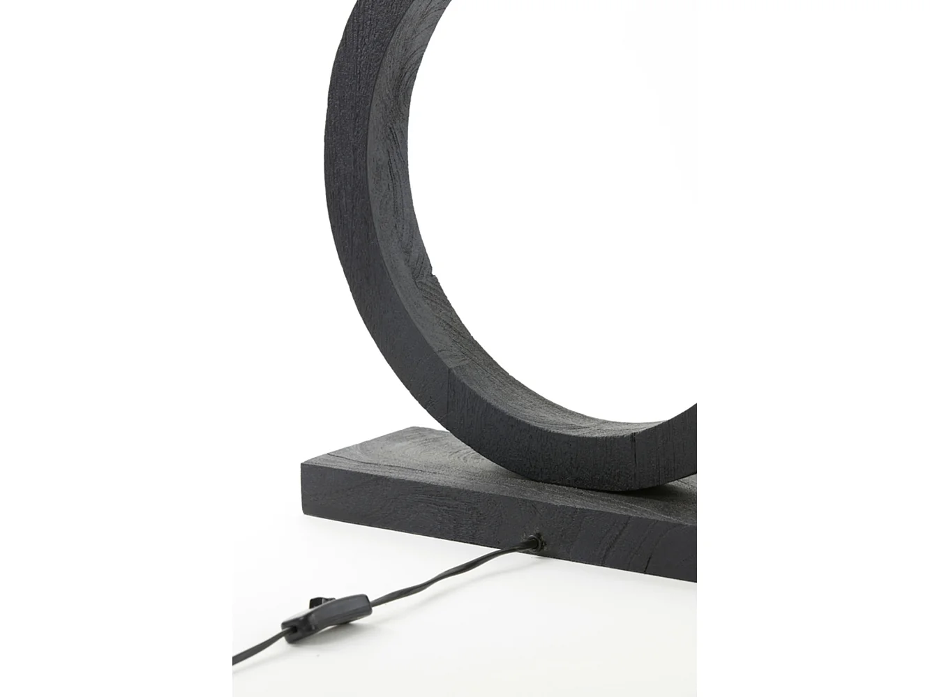 Pied de lampe TINAR - 41x13x55cm - Noir