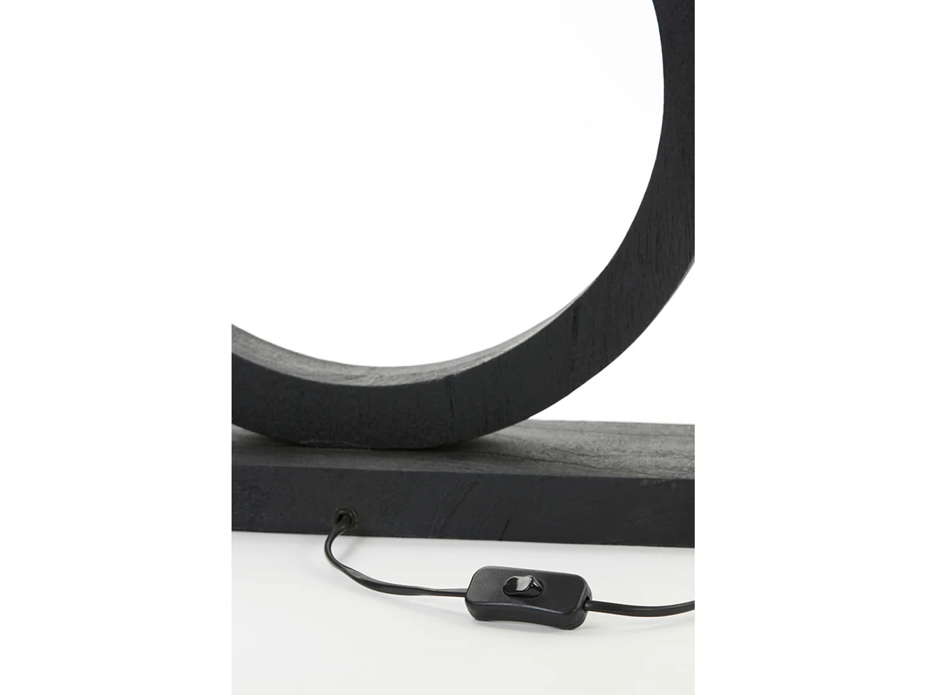 Pied de lampe TINAR - 41x13x55cm - Noir