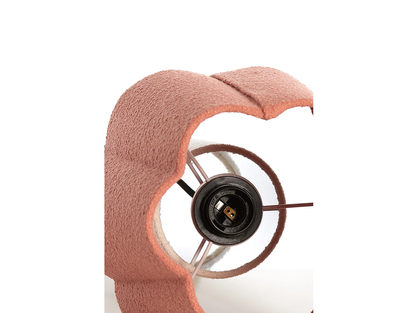 Lampe de table MUSABY - Ø25x50cm - Rose