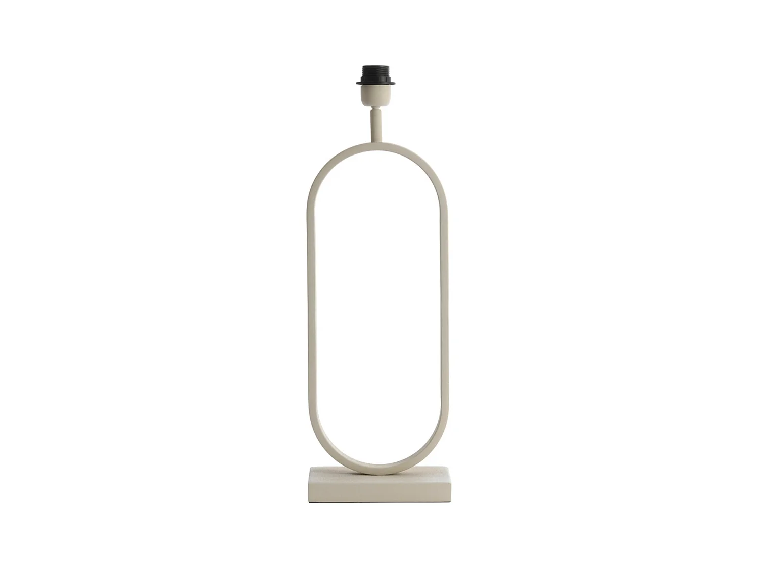 Pied de lampe JAMIRI - 20x13x55cm - Blanc