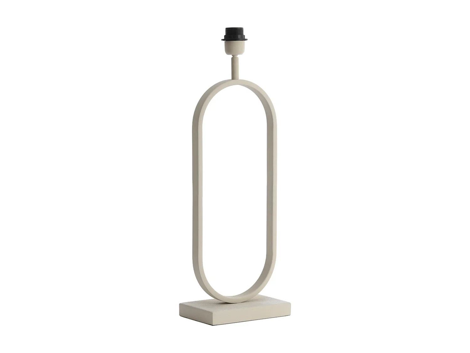 Pied de lampe JAMIRI - 20x13x55cm - Blanc