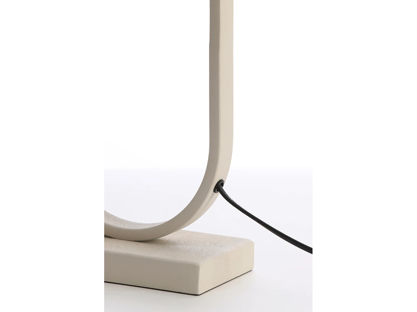 Pied de lampe JAMIRI - 20x13x55cm - Blanc