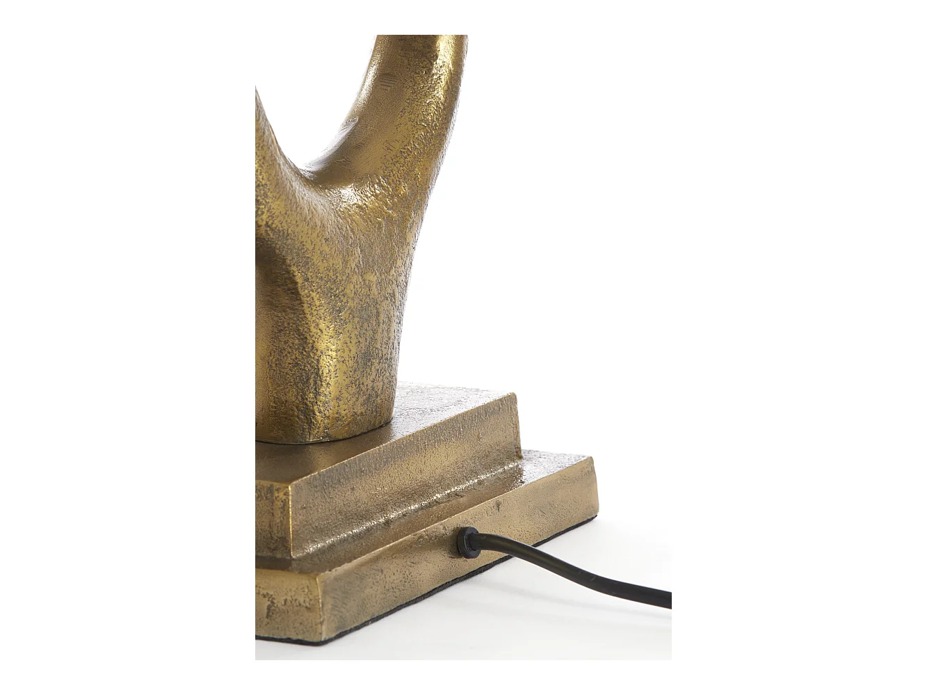 Pied de lampe GAVI - 20x11x65cm - Bronze