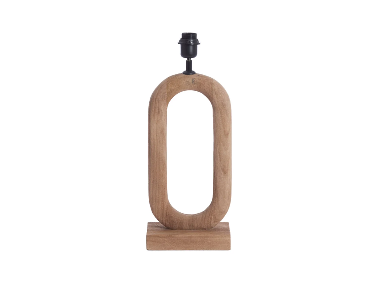 Pied de lampe PACECO - 20x12x44cm - Marron