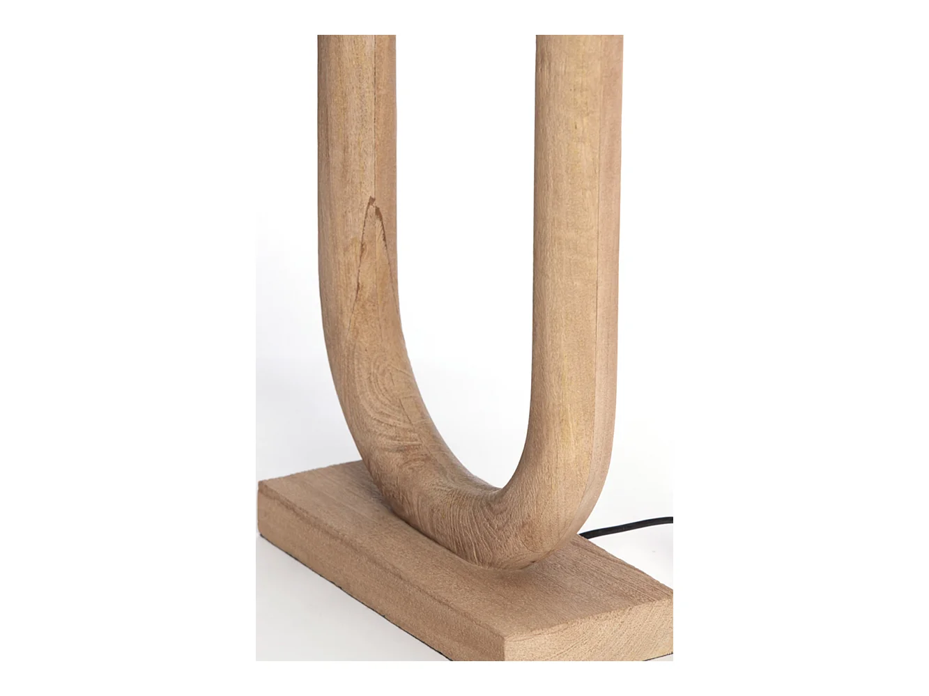 Pied de lampe PACECO - 20x12x44cm - Marron