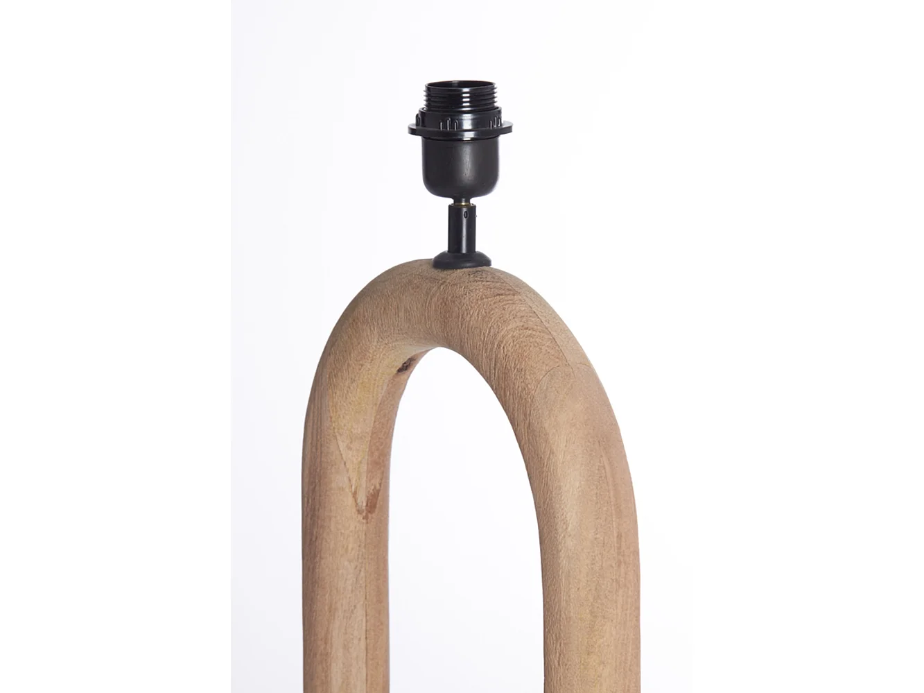 Base de lámpara PACECO - 20x12x44cm - Marrón