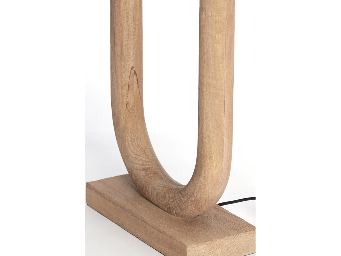 Base de lámpara PACECO - 20x12x44cm - Marrón