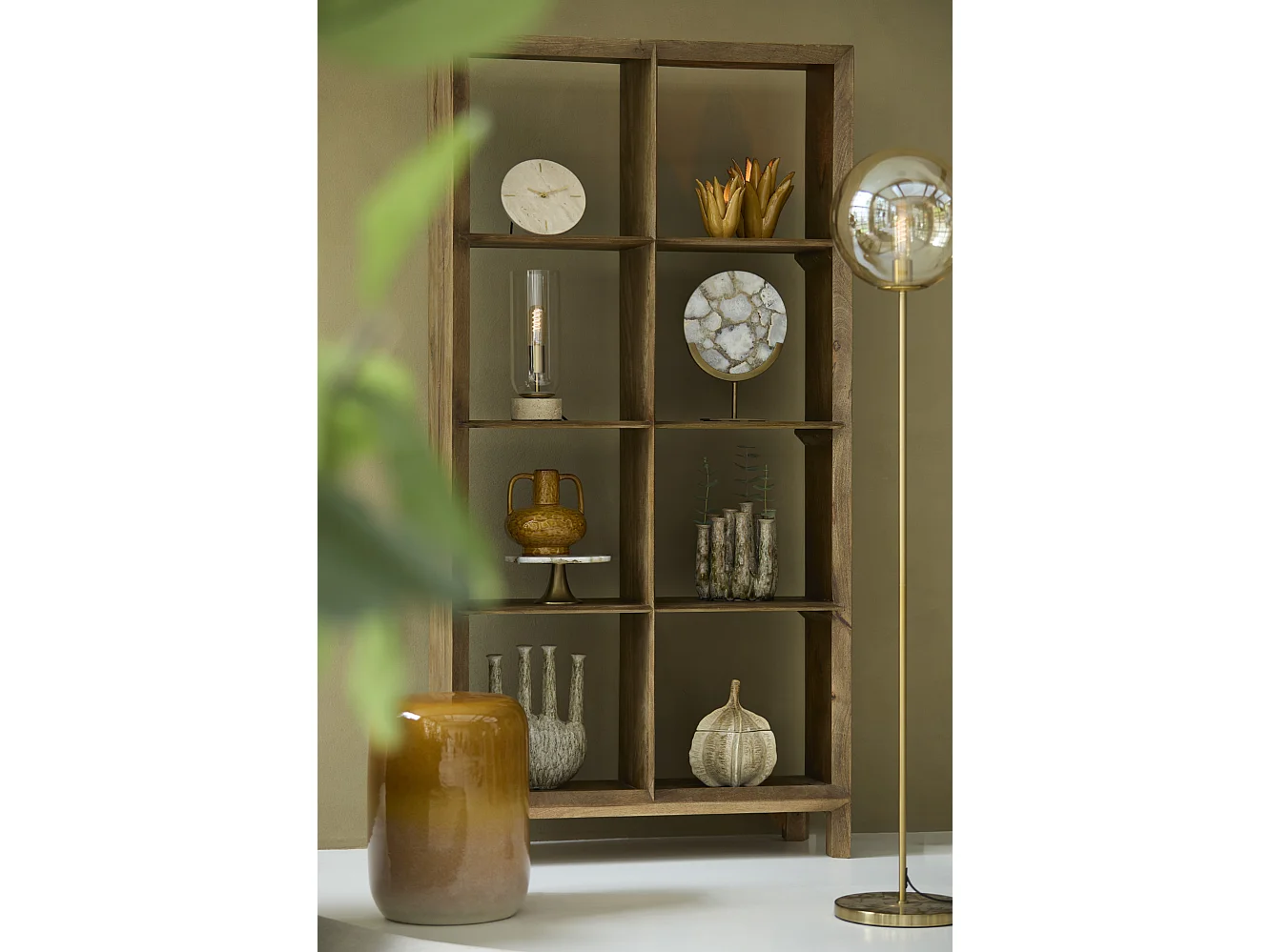 Lampe de table RYLANO - Ø12x35cm - Transparent