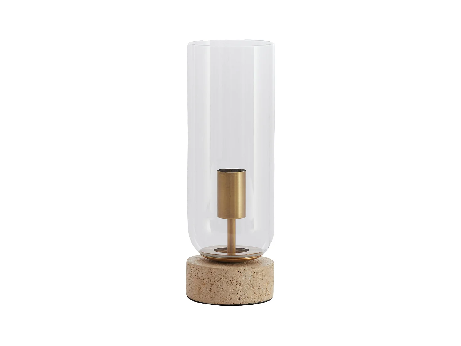 Lampe de table RYLANO - Ø12x35cm - Transparent